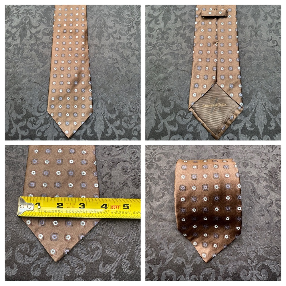 Ermenegildo Zegna Made in Italy Silk Tie